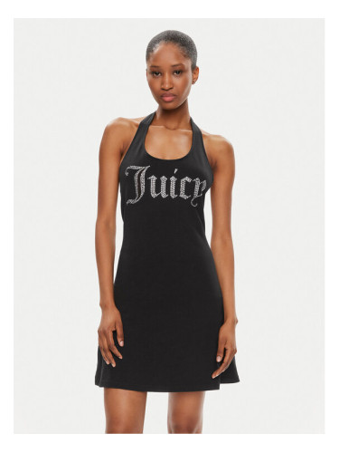 Juicy Couture Лятна рокля Hector JCWED24311 Черен Slim Fit
