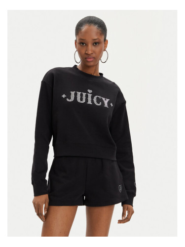Juicy Couture Суитшърт Cristabelle Rodeo JCBAS223824 Черен Regular Fit