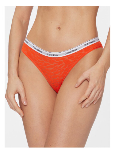 Calvin Klein Underwear Класически дамски бикини 000QD5050E Оранжев