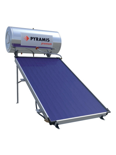 Слънчев бойлер Pyramis 160lt Селективен колекционен PREMIUM-двойна енергия