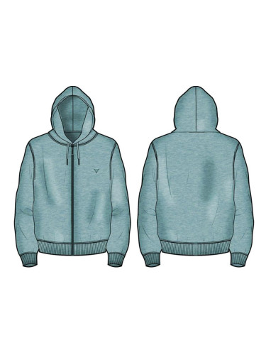 Детски суитшърт в син цвят с лого Guess