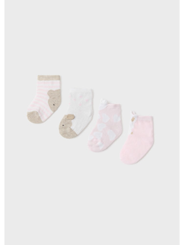 Бебешки чорапи в светлорозов цвят Mayoral