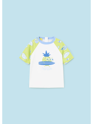 Бебешка тениска с ананас в бял цвят Mayoral