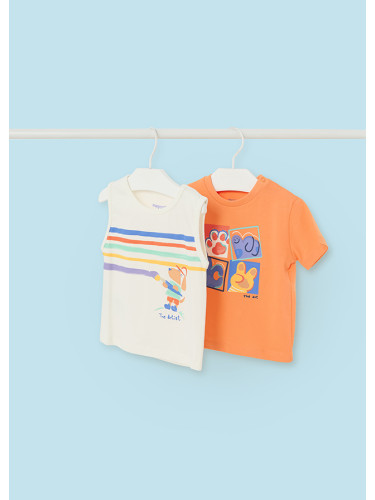 Бебешки комплект в оранжев цвят Mayoral