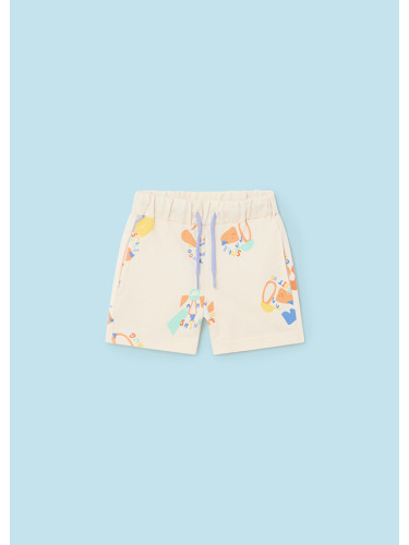 Бебешки къси панталони в бежов цвят Mayoral
