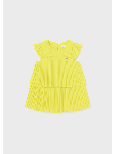 Бебешка рокля в жълт цвят Mayoral