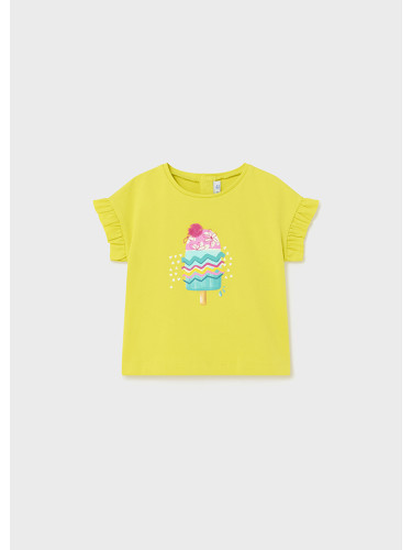 Бебешка блуза с щампа в жълт цвят Mayoral
