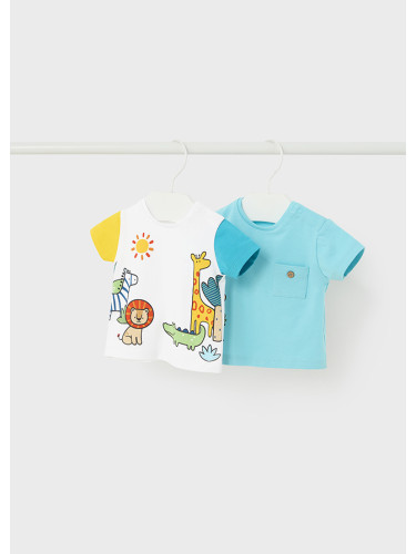 Бебешки комплект блузи в син цвят Mayoral