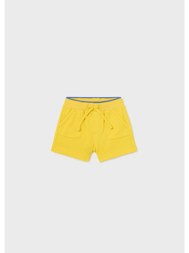 Бебешки трикотажен панталон в жълт цвят Mayoral