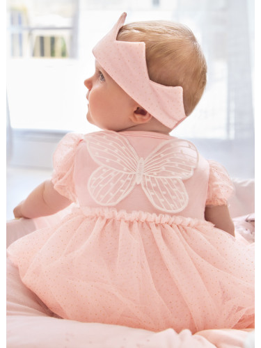 Бебешка тюлена рокля в розов цвят Mayoral