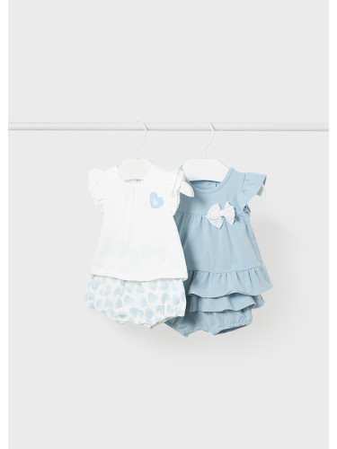 Бебешки памучен сет в син цвят Mayoral