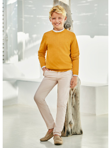 Детски елегантен панталон в бежов цвят Mayoral