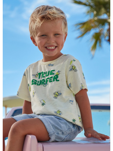 Детска памучна тениска с щампа сърф Mayoral