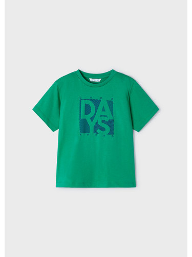 Детска тениска в тъмнозелен цвят с щампа days Mayoral