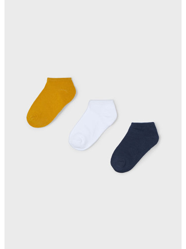 Сет детски къси чорапи в жълтата гама Mayoral