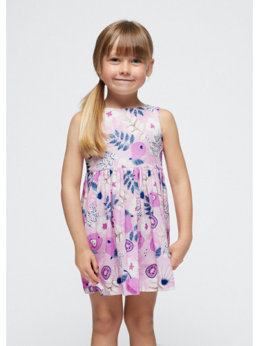 Детска рокля в светлолилав цвят Mayoral