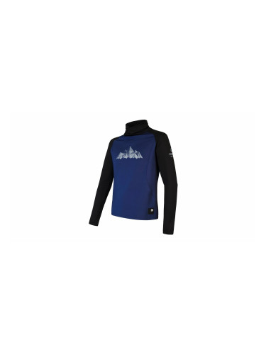 Men's Sweatshirt Sensor Coolmax Thermo Mountains Deep Blue