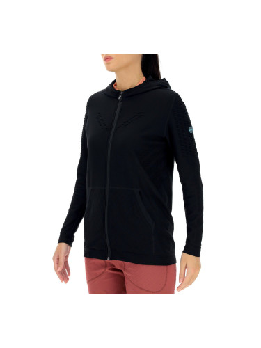 UYN Run Fit OW Hooded Full Zip Blackboard Women's Sweatshirt