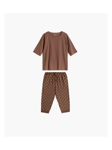 Women's pyjamas ATLANTIC - brown