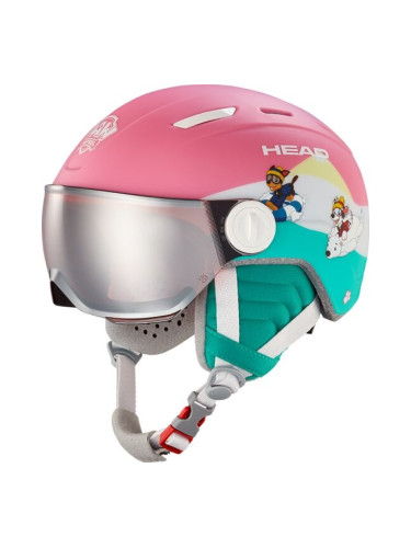 Head MAJA VISOR Детска ски каска, розово, размер