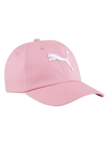 Puma ESSENTIALS CAP JR Детска шапка с козирка, розово, размер