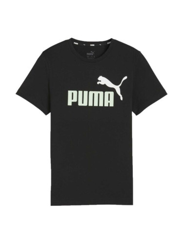 Puma ESS + 2 COL LOGO TEE Тениска за момчета, черно, размер