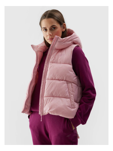 Women's 4F Synthetic Down Down Vest - Pink