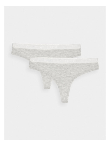 Women's Underwear Panties 4F (2 Pack) - Grey