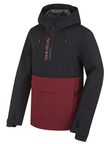 Men's outdoor jacket HUSKY Nabbi M black/burgundy