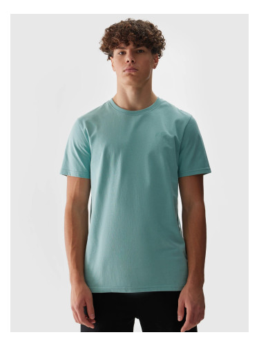 Men's Plain T-Shirt Regular 4F - Mint