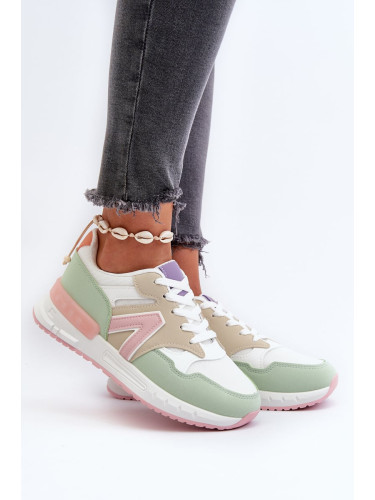 Women's sneakers made of Multicolor Vinelli eco leather