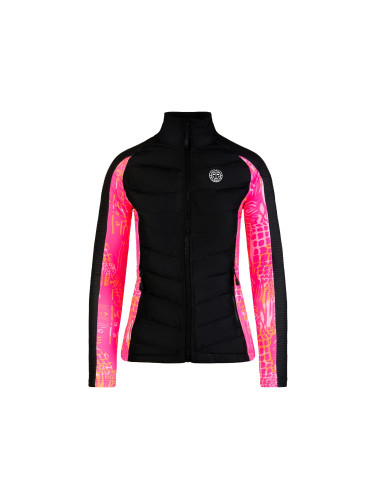 Women's Jacket BIDI BADU Dania Tech Down Jacket Dark Grey/Pink S