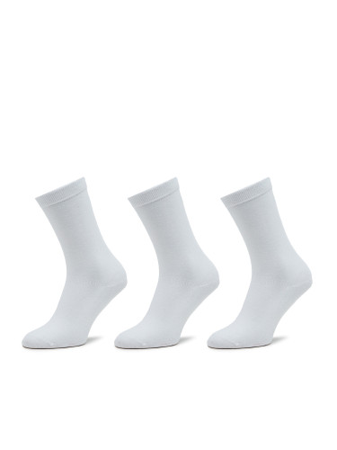 Комплект 3 чифта дълги чорапи мъжки Pepe Jeans Cr 3P PLU30018 White 800