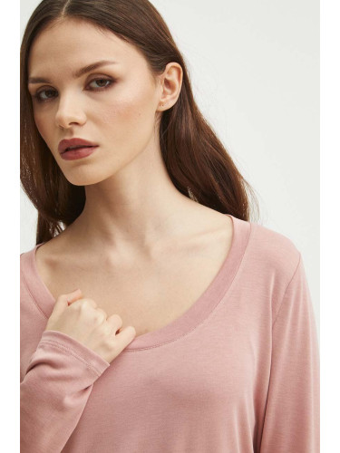 Блуза с дълги ръкави Medicine в розово