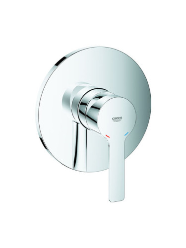 Външни части на смесител за душ Grohe Lineare New-15,8 x 17,7-Сребърен Гланцово