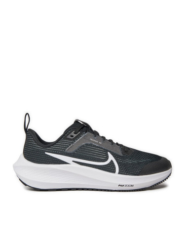 Nike Маратонки за бягане Air Zoom Pegasus 40 (GS) DX2498 001 Черен