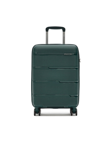 Puccini Самолетен куфар за ръчен багаж PP023C Зелен