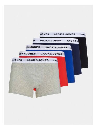 Jack&Jones Комплект 5 чифта боксери 12224877 Цветен