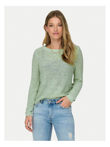 ONLY Пуловер Geena 15113356 Зелен Regular Fit