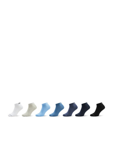 Jack&Jones Комплект 7 чифта къси мъжки чорапи Jacowen 12256329 Тъмносин