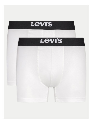 Levi's® Комплект 2 чифта боксерки Solid 37149-0812 Бял