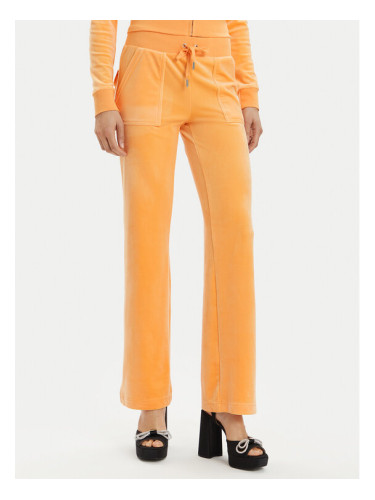 Juicy Couture Долнище анцуг Del Ray JCAP180 Оранжев Regular Fit