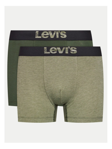 Levi's® Комплект 2 чифта боксерки Optical Illusion 37149-0807 Зелен