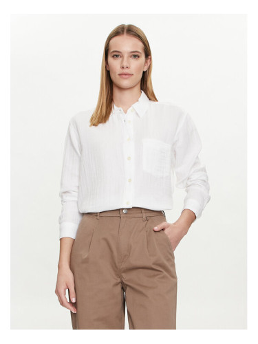 Gap Риза 885282-01 Бял Relaxed Fit