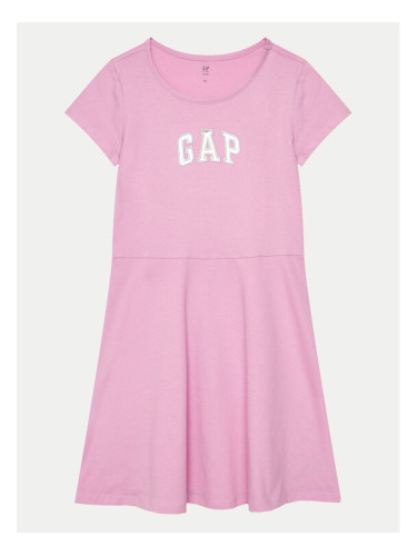 Gap Ежедневна рокля 404809 Розов Regular Fit