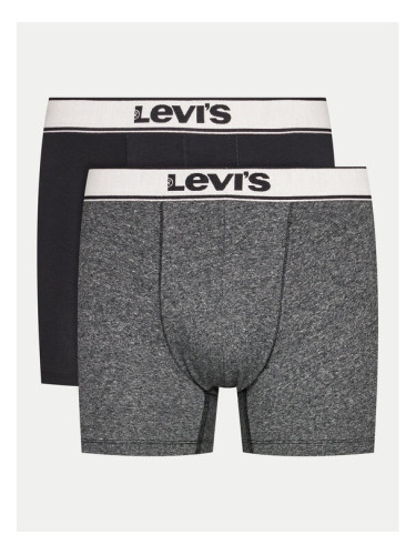 Levi's® Комплект 2 чифта боксерки Vintage 37149-0959 Черен