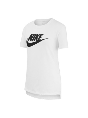 Nike SPORTSWEAR Момичешка тениска, бяло, размер