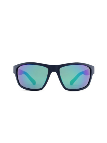 Polaroid PLD 7037/S PJP 5Z 60 - правоъгълна слънчеви очила, unisex, сини, поляризирани огледални