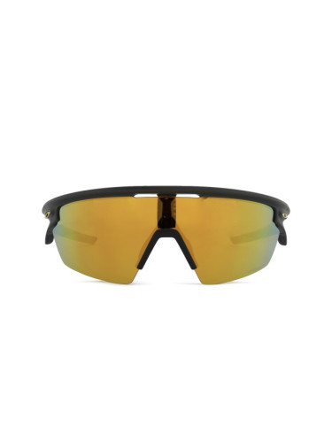 Oakley Sphaera OO 9403 940304 36 - правоъгълна слънчеви очила, unisex, черни, поляризирани огледални