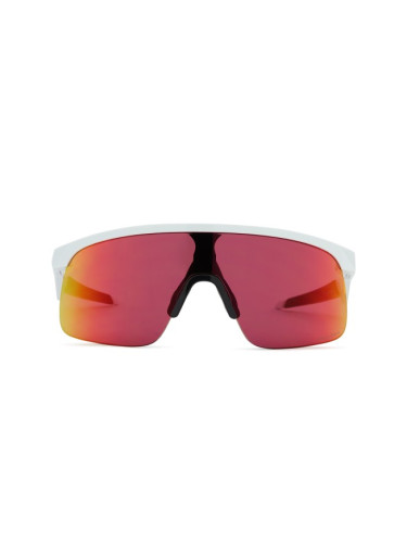 Oakley Resistor OJ 9010 04 23 - правоъгълна слънчеви очила, детски, бели, огледални